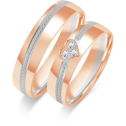 Isenora 5.00 mm + 5.00 mm - 0,042 ct. Diamanten