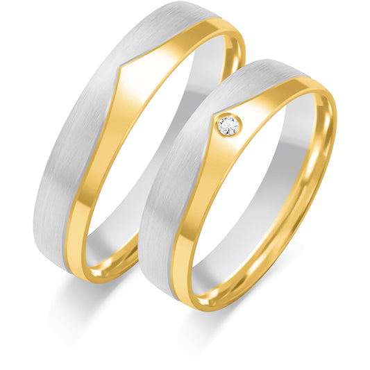 Jalindra 4.50 mm + 4.50 mm - 0,014 ct. Diamanten