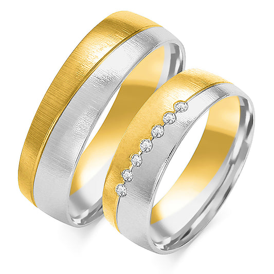 Florayana 6.00 mm + 6.00 mm - 0,063 ct. Diamanten