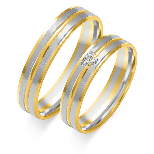Irielle 4.50 mm + 4.50 mm - 0,027 ct. Diamanten