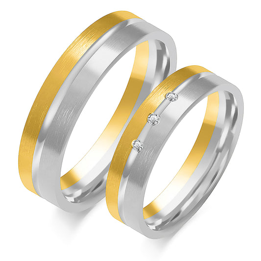 Josavina 5.00 mm + 5.00 mm - 0,042 ct. Diamanten