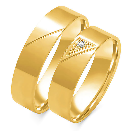 Tessavine 5.50 mm + 5.50 mm - 0,022 ct. Diamanten