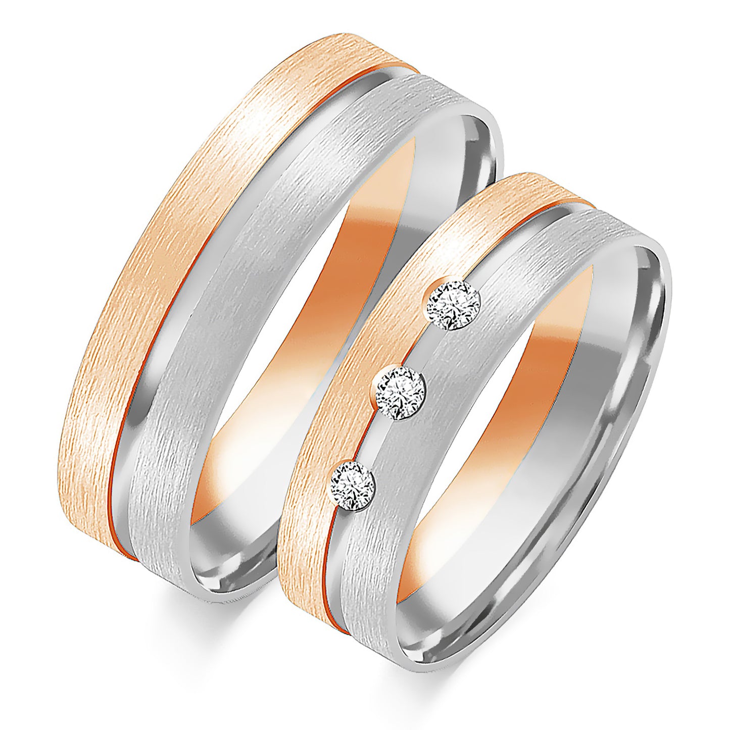 Primoria 6.00 mm + 6.00 mm - 6,75 ct. Diamanten