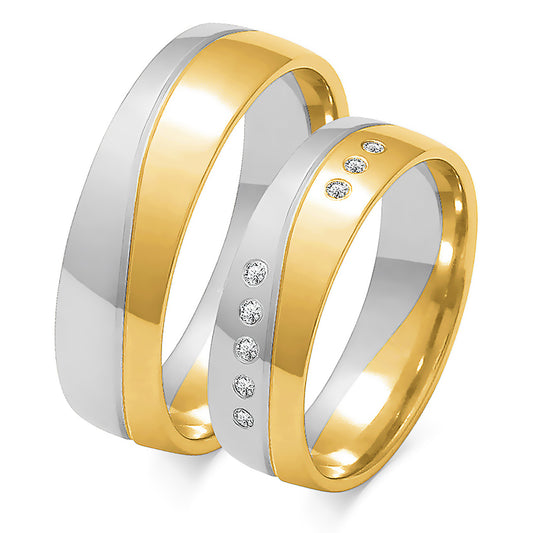 Xelendra 5.50 mm + 5.50 mm - 0,072 ct. Diamanten