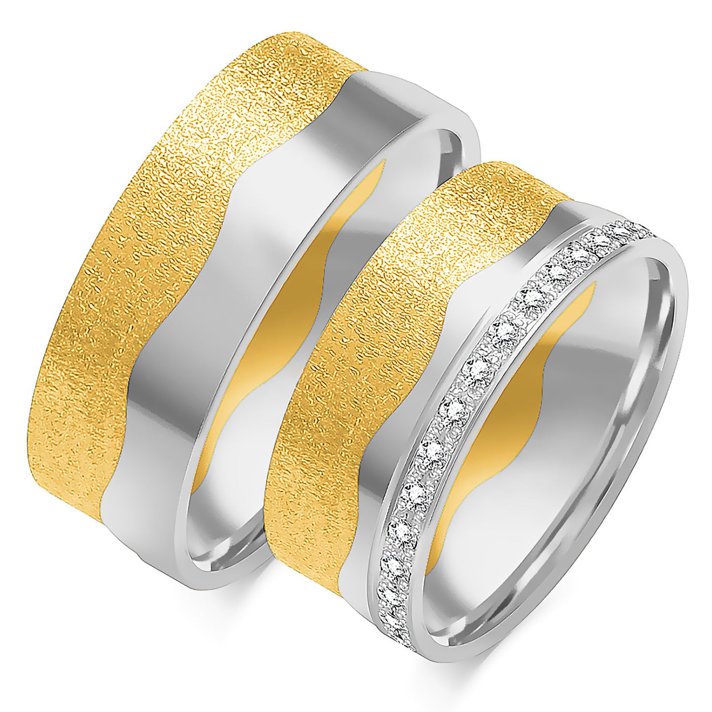 Dalinessa 8.00 mm + 8.00 mm - 0,27 ct. Diamanten