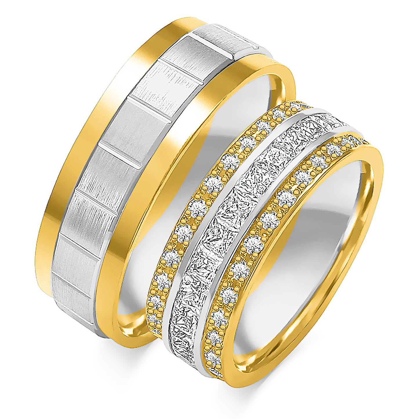 Viorissa 7.50 mm + 7.50 mm - 4,212 ct. Diamanten