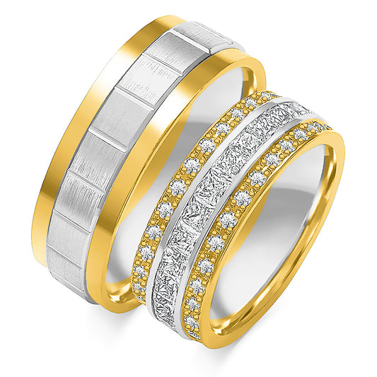 Viorissa 7.50 mm + 7.50 mm - 4,212 ct. Diamanten