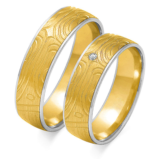 Ulivera 6.00 mm + 6.00 mm - 0,014 ct. Diamanten