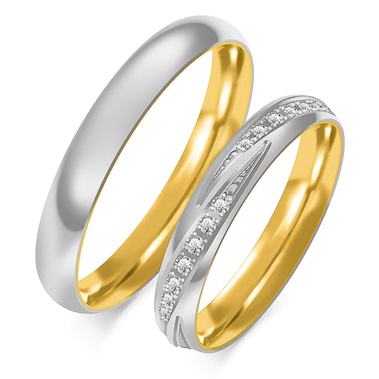 Tivaria 3.50 mm + 3.50 mm - 0,312 ct. Diamanten
