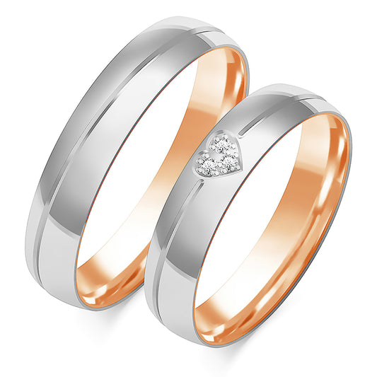 Valionne 4.50 mm + 4.50 mm - 0,027 ct. Diamanten
