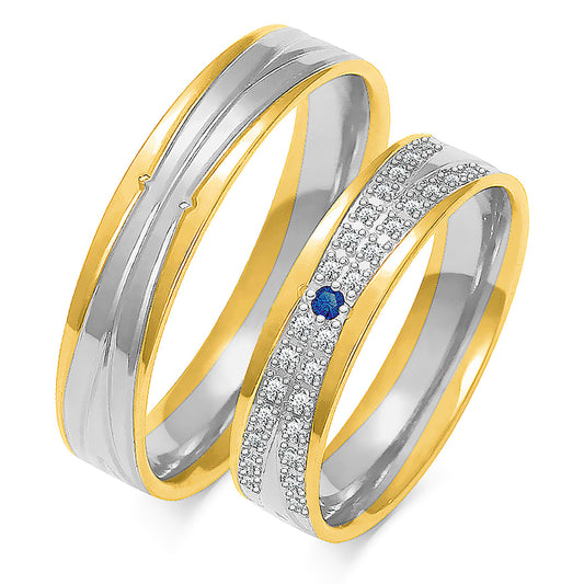 Presaria 5.00 mm + 5.00 mm - 0,424 ct. Diamanten