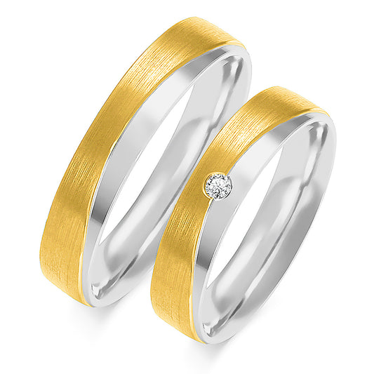 Ulindra Belle 4.50 mm + 4.50 mm - 0,033 ct. Diamanten