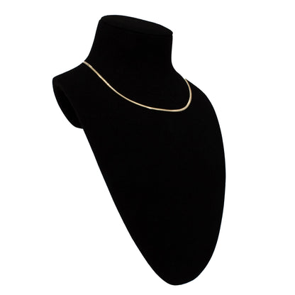 Halskette 14 Karat 585 Goldkette Schlangenkette – Echtgold Damen Halskette