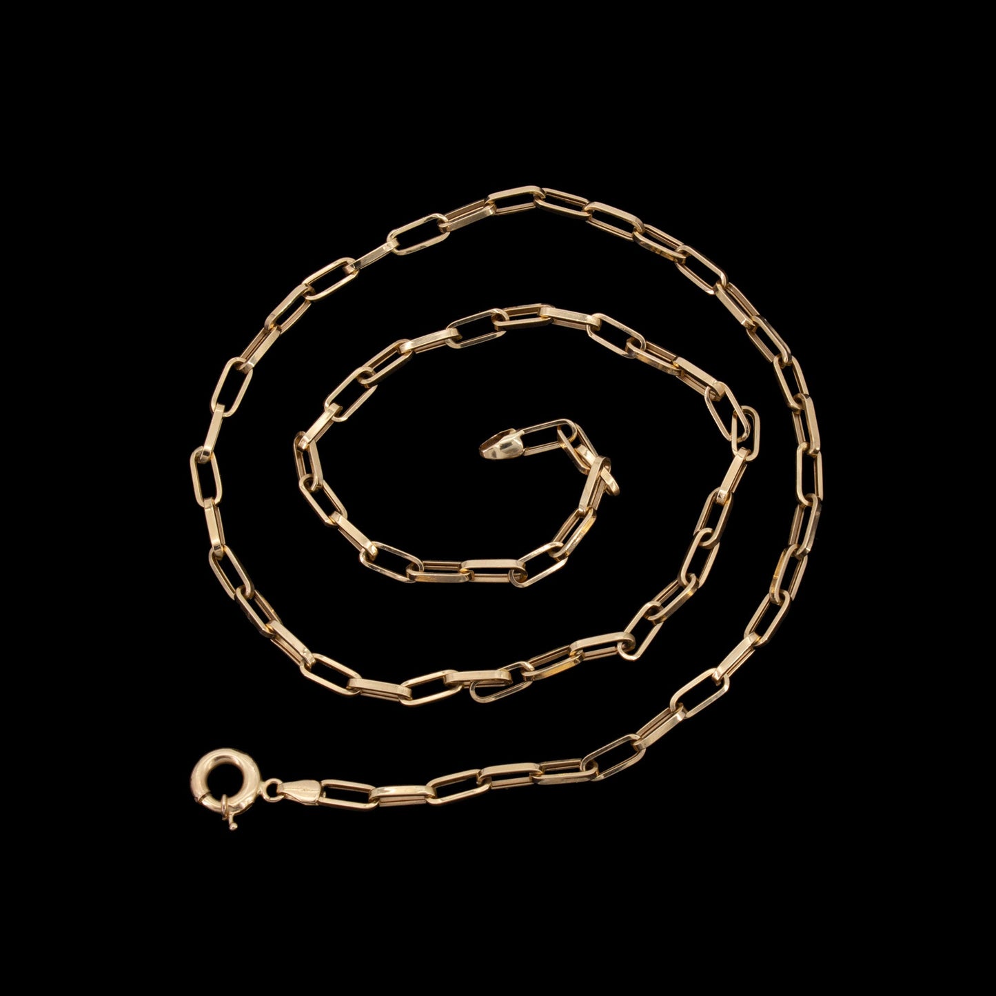Halskette 14 Karat 585 Goldkette Ankerkette – Echtgold Damen Halskette