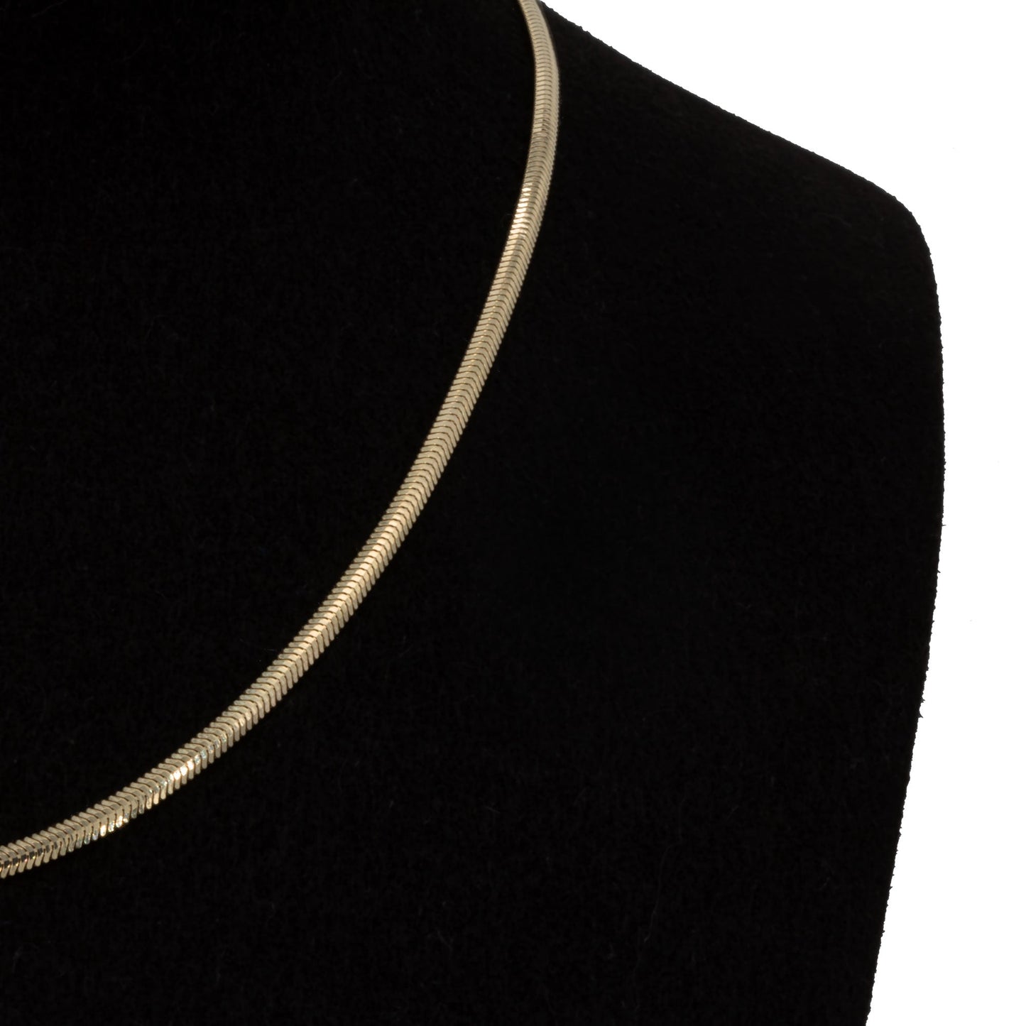 Halskette 14 Karat 585 Goldkette Schlangenkette – Echtgold Damen Halskette