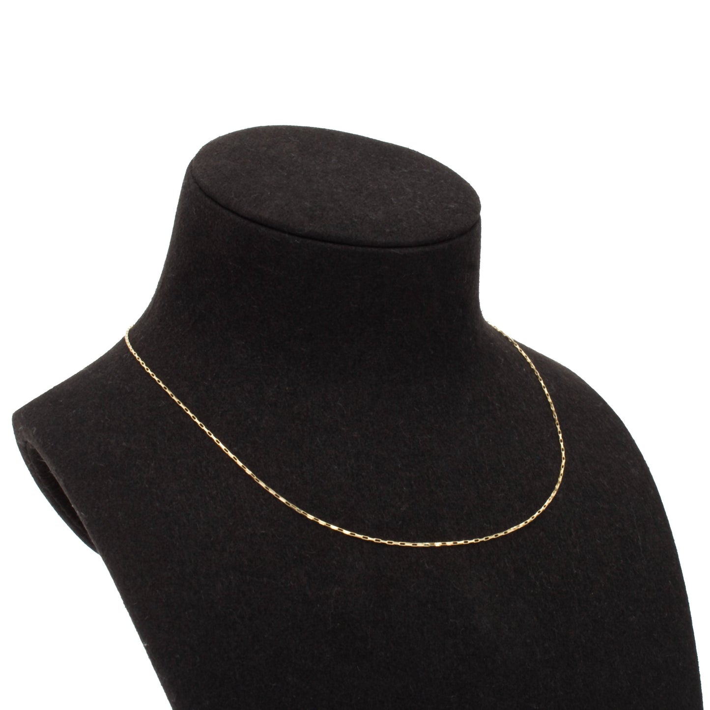 Halskette 14 Karat 585 Goldkette Modell "Rettangolo" – Feine Echtgold Damen Halskette