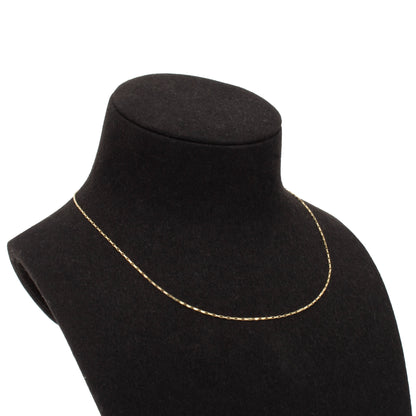 Halskette 14 Karat 585 Goldkette Modell "Rettangolo" – Feine Echtgold Damen Halskette