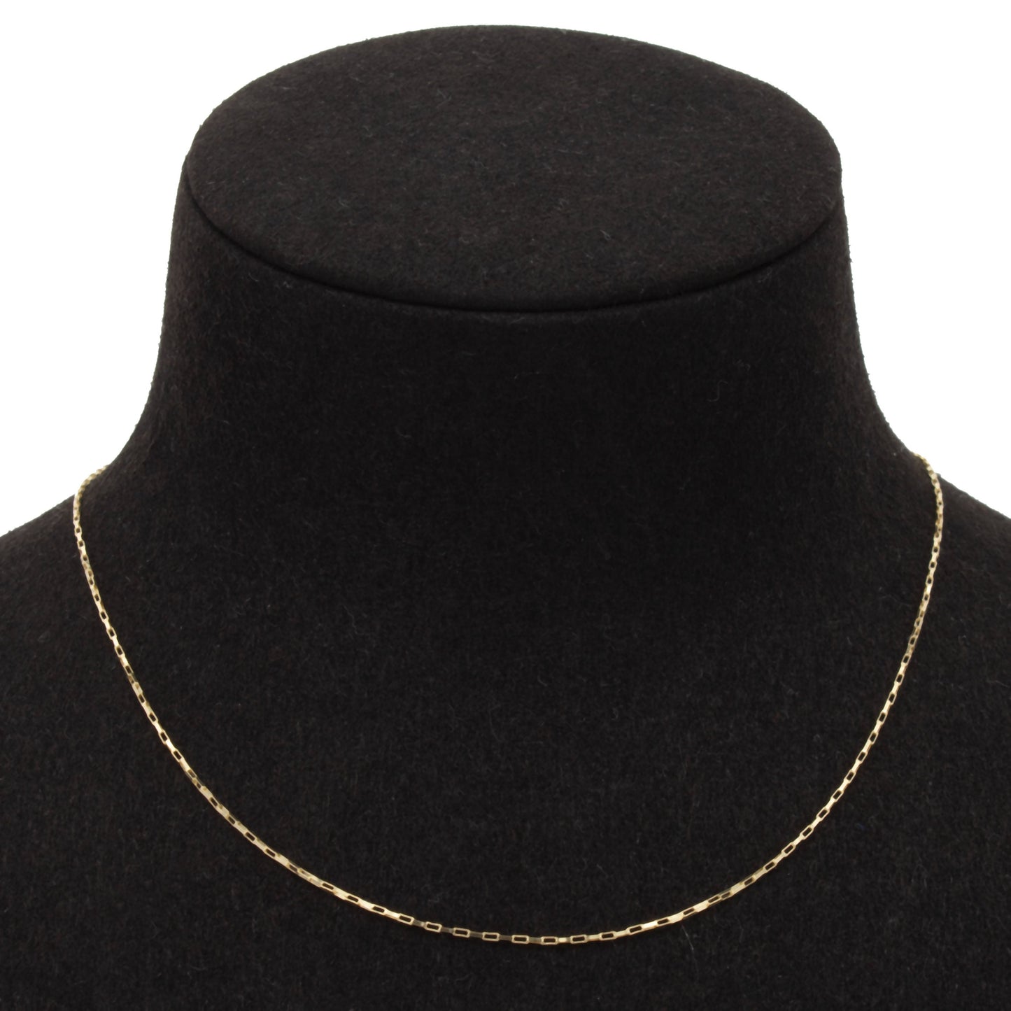 Halskette 14 Karat 585 Goldkette Modell "Rettangolo" – Feine Echtgold Damen Halskette