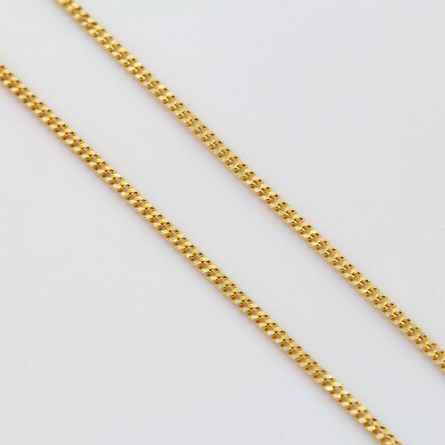 Halskette 14 Karat 585 Goldkette Modell "Panzer"  – Feine Echtgold Damen Halskette