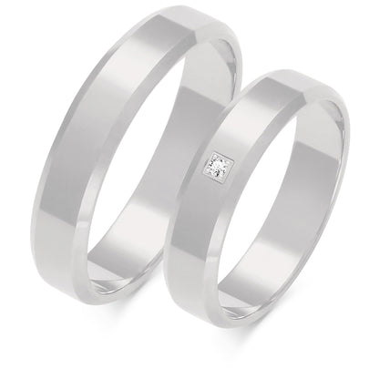 Aurum 4.50 mm + 4.50 mm - 0,005 ct. Diamanten