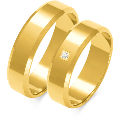 Aurum 5.50 mm + 5.50 mm - 0,009 ct. Diamanten