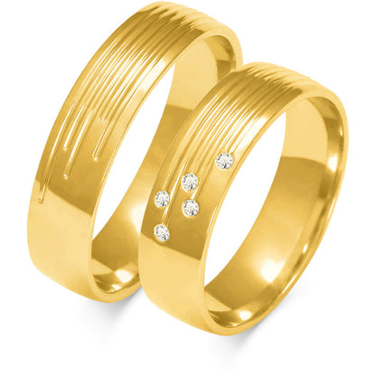 Celestia 5.50 mm + 5.50 mm - 0,045 ct. Diamanten