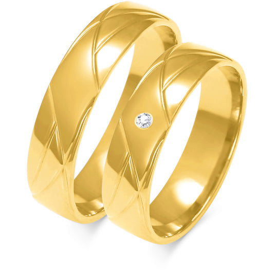 Celestia 5.00 mm + 5.00 mm - 0,022 ct. Diamanten
