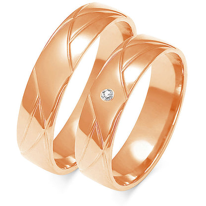 Celestia 5.00 mm + 5.00 mm - 0,022 ct. Diamanten