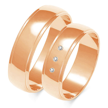 Maris 6.00 mm + 6.00 mm - 0,027 ct. Diamanten