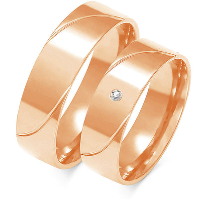 Liora 6.00 mm + 6.00 mm - 0,014 ct. Diamanten