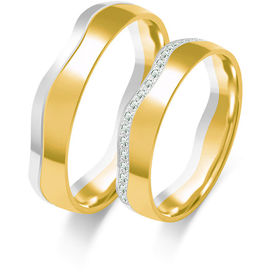 Avielle 4.50 mm + 4.50 mm - 0,135 ct. Diamanten