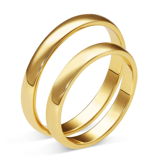 Klassisch 3.0 mm + 3.0 mm 585 / Gelbgold