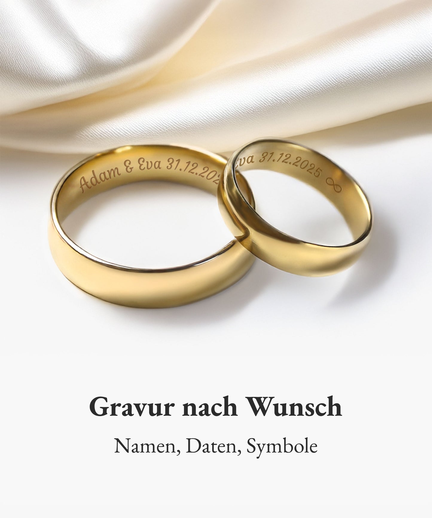 Klassisch 2.5 mm + 2.5 mm 333 / Gelbgold