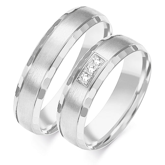Veraluna 5.00 mm + 5.00 mm - 0,042 ct. Diamanten