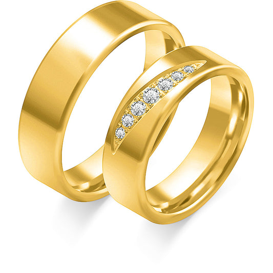 Zephira 6.00 mm + 6.00 mm - 0,123 ct. Diamanten