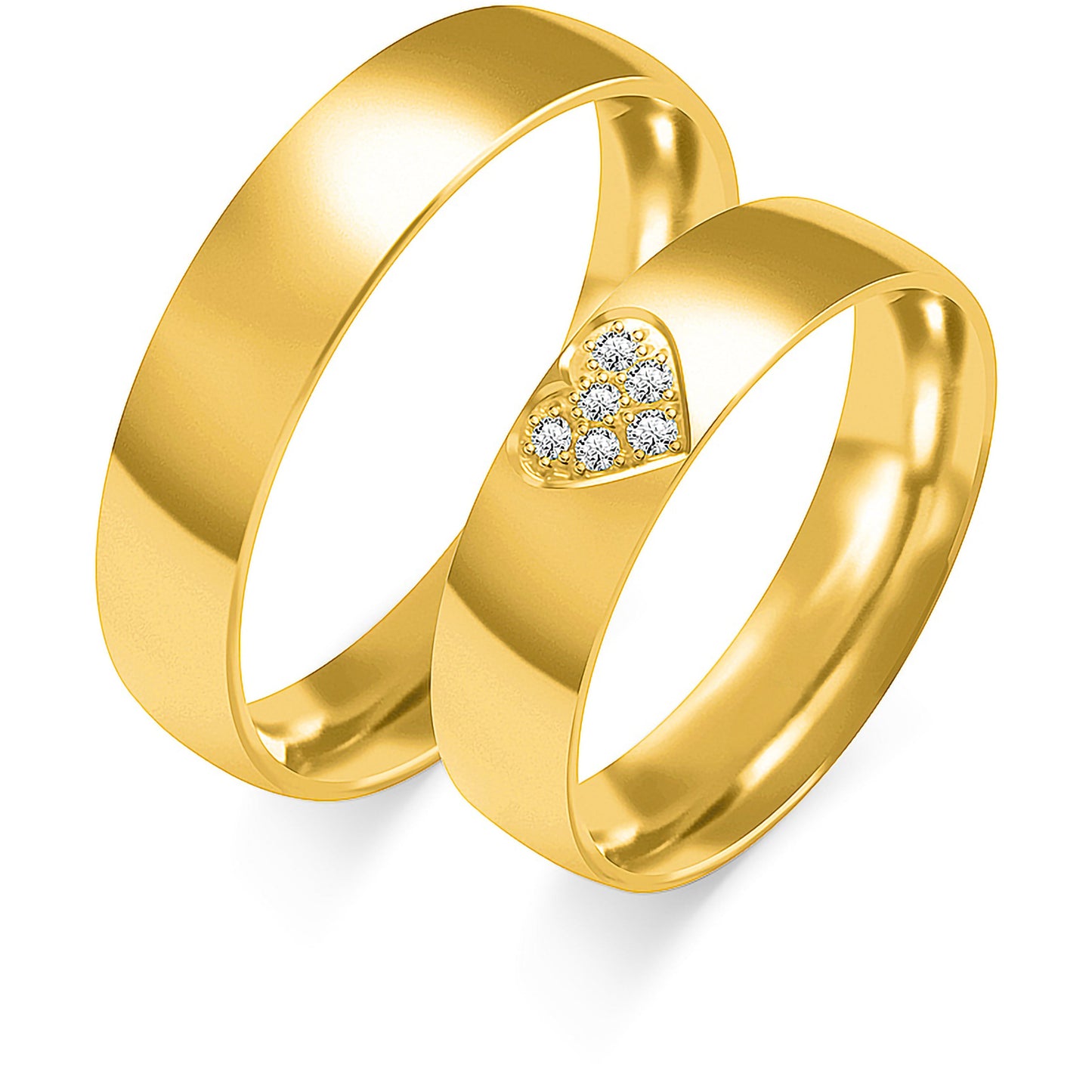 Bianca 5.00 mm + 5.00 mm - 0,054 ct. Diamanten
