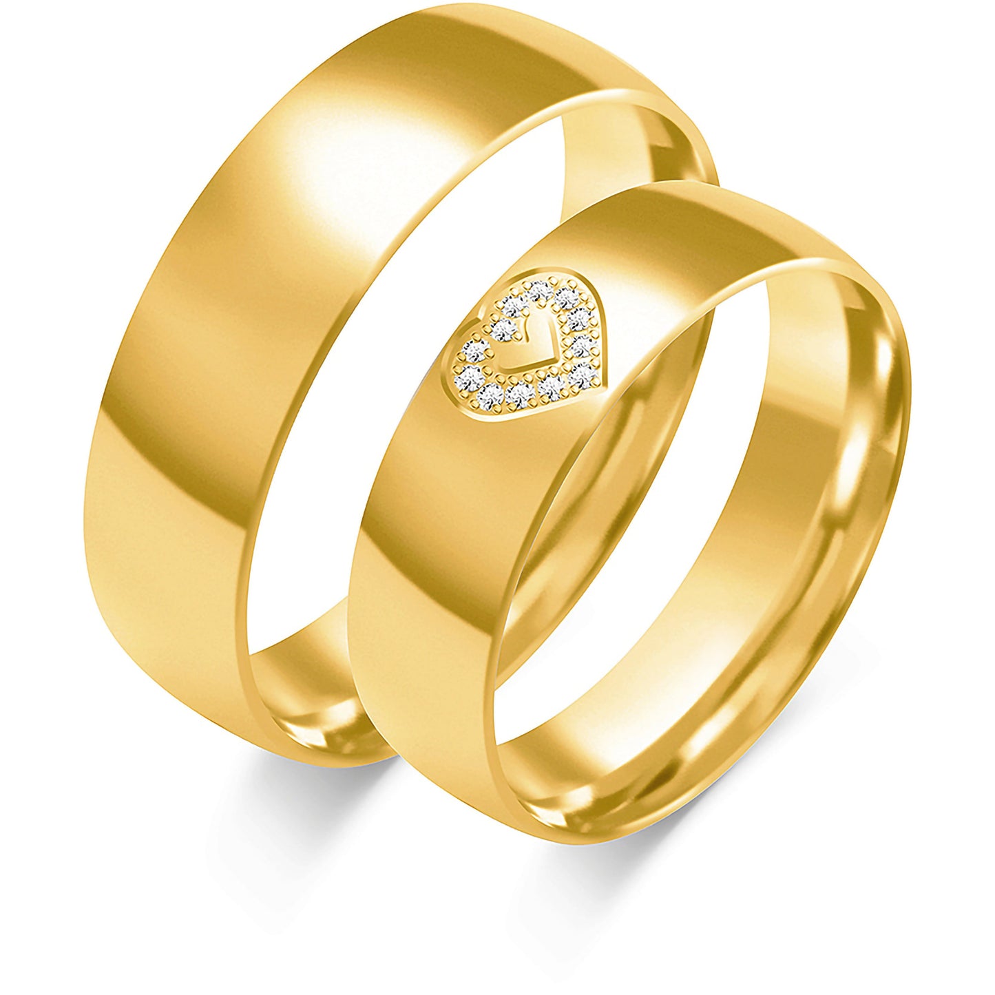 Ophelia 6.00 mm + 6.00 mm - 0,12 ct. Diamanten