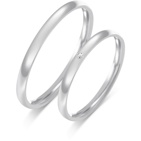 Florencia 2.00 mm + 2.00 mm - 0,009 ct. Diamanten