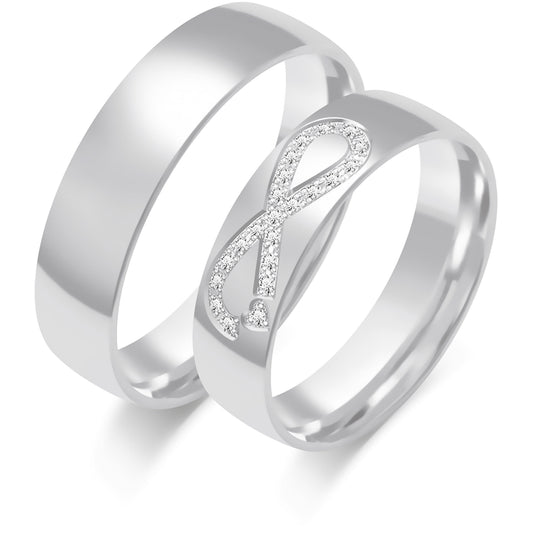 Loreina 5.50 mm + 5.50 mm - 0,215 ct. Diamanten