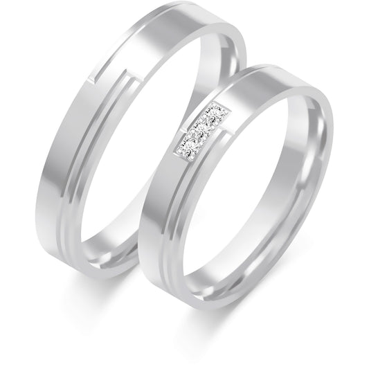 Maristella 4.00 mm + 4.00 mm - 0,027 ct. Diamanten