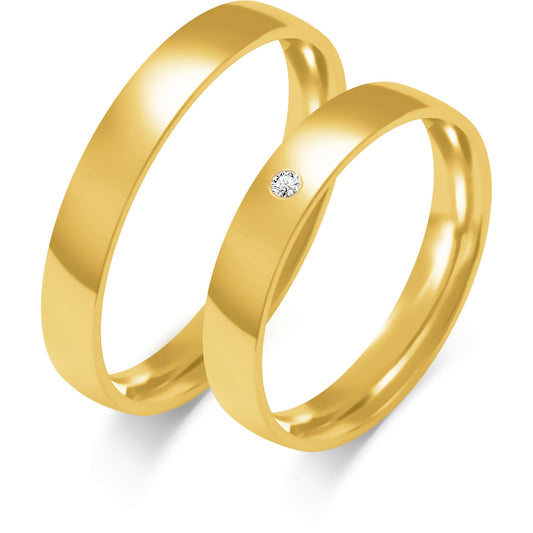 Leontina 3.50 mm + 3.50 mm - 0,014 ct. Diamanten