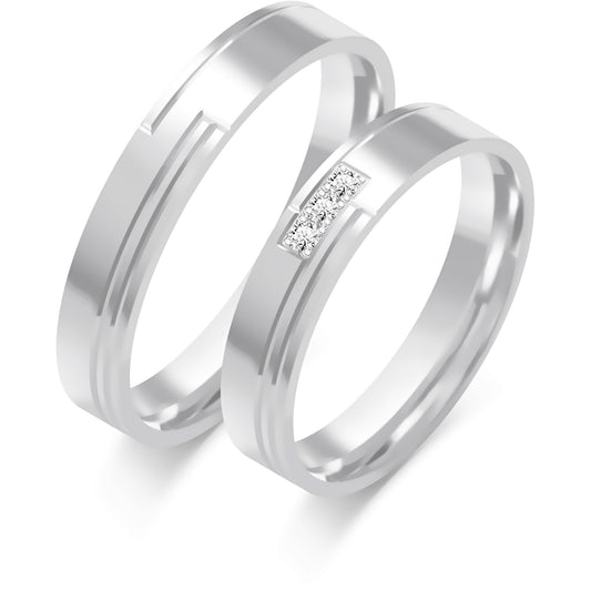Idalina 4.00 mm + 4.00 mm - 0,027 ct. Diamanten
