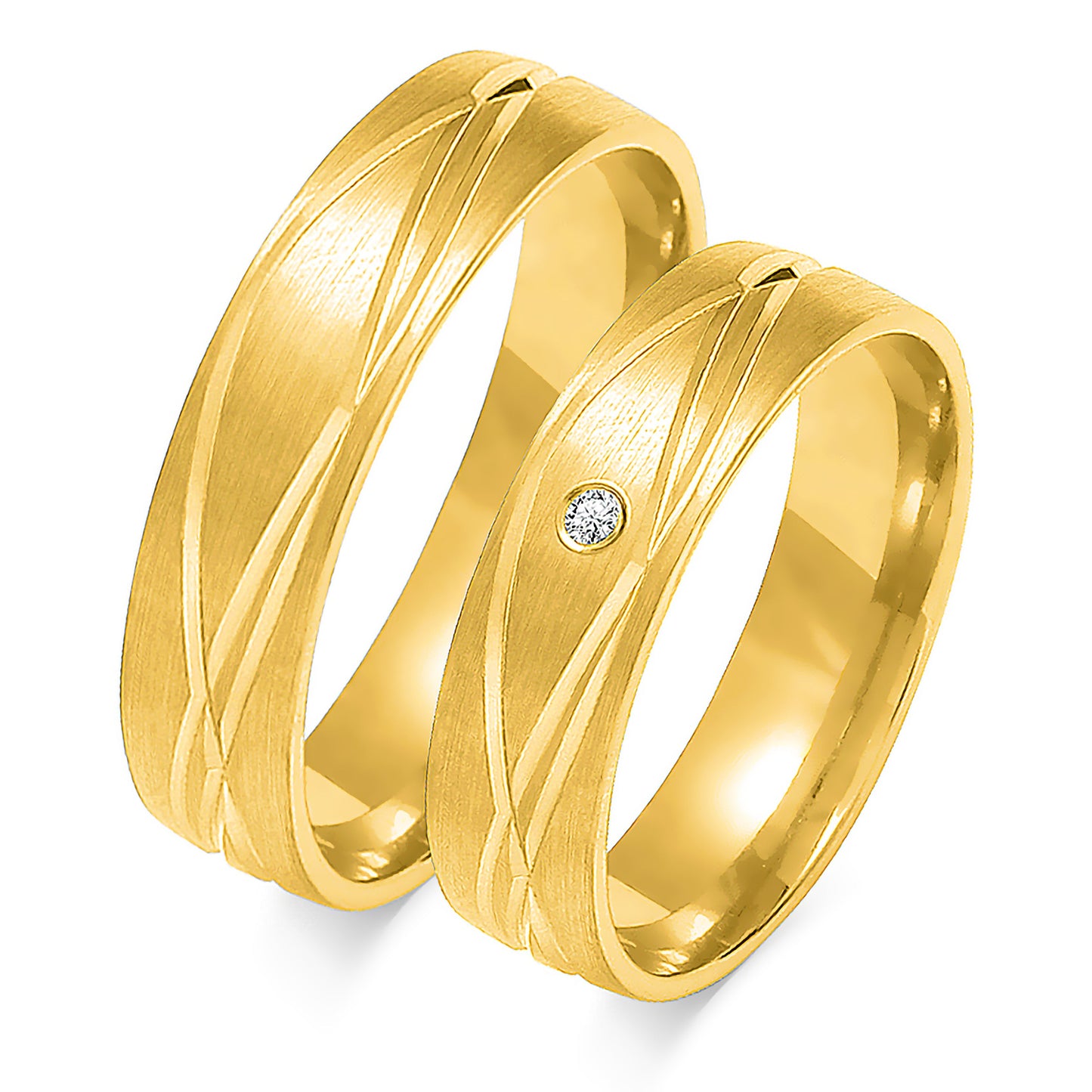 Solania 5.50 mm + 5.50 mm - 0,022 ct. Diamanten