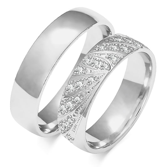 Arienna 5.50 mm + 5.50 mm - 0,351 ct. Diamanten