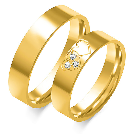 Daelora 5.00 mm + 5.00 mm - 0,042 ct. Diamanten