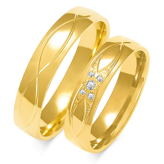 Lysavine 5.00 mm + 5.00 mm - 0,058 ct. Diamanten