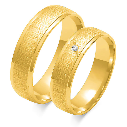 Rafaela 5.50 mm + 5.50 mm - 0,009 ct. Diamanten