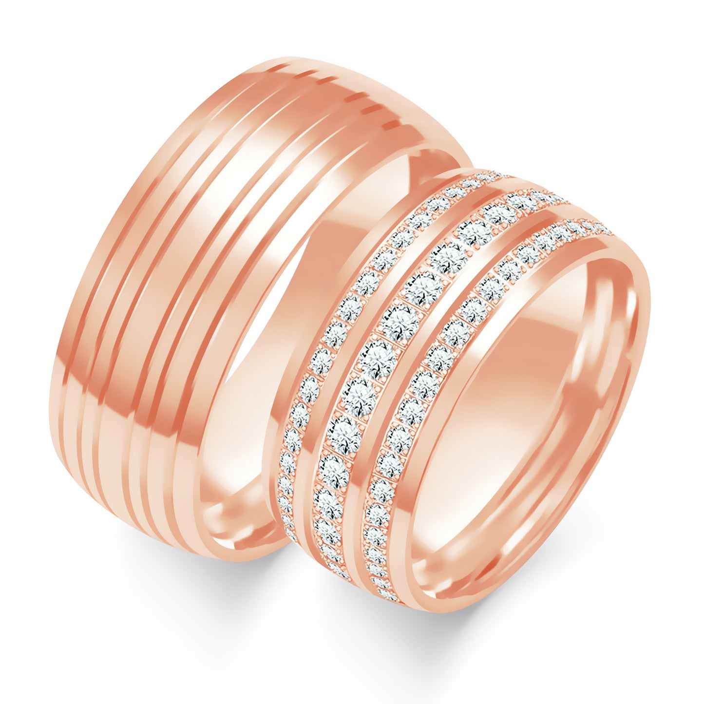 Serenova 8.50 mm + 8.50 mm - 1,446 ct. Diamanten