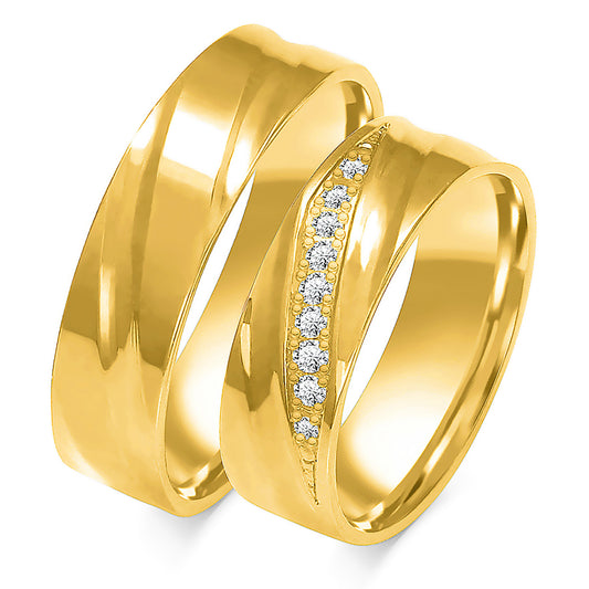 Thalissa 6.00 mm + 6.00 mm - 0,116 ct. Diamanten