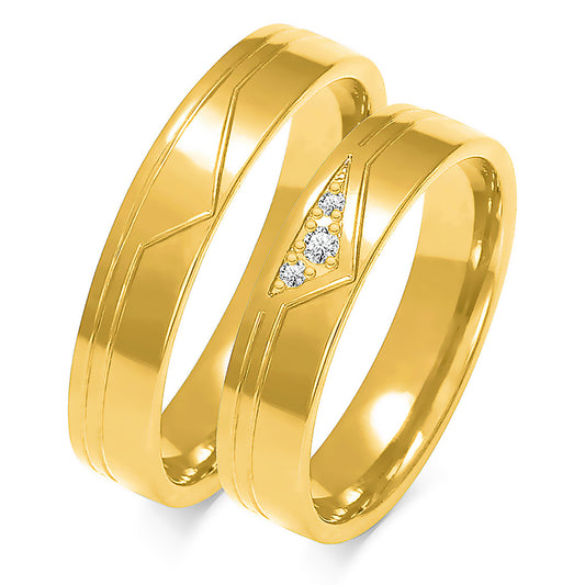 Trivianne 4.50 mm + 4.50 mm - 0,04 ct. Diamanten